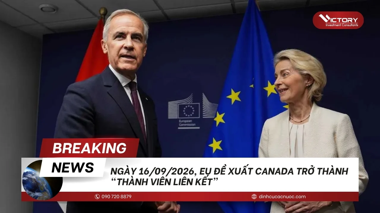 eu de xuat canada tro thanh thanh vien lien ket dau tien