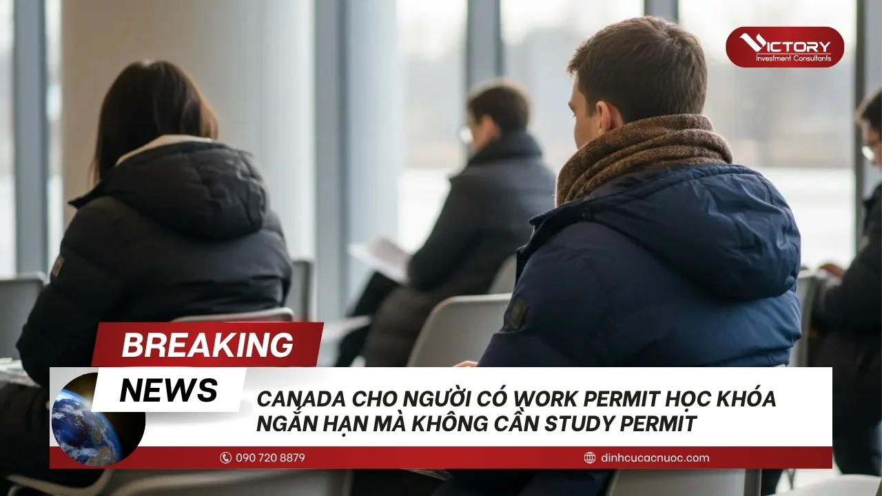 work permit duoc hoc toi da 6 thang
